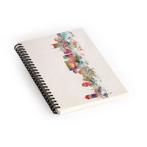 Brian Buckley nashville tennessee skyline Spiral Notebook