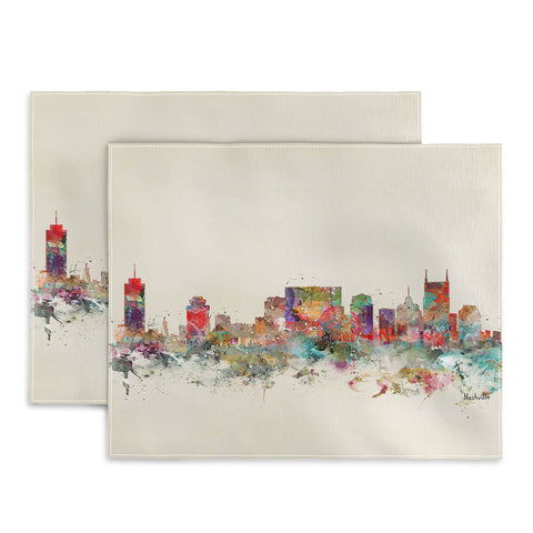 Brian Buckley nashville tennessee skyline Placemat