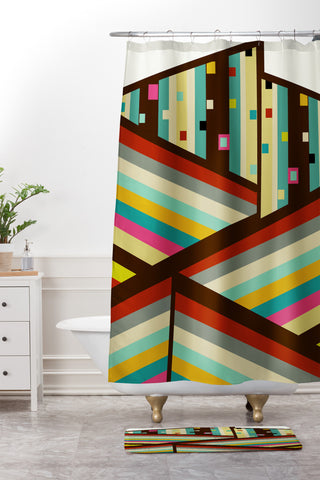 Brian Buckley Neopolitian Shower Curtain And Mat