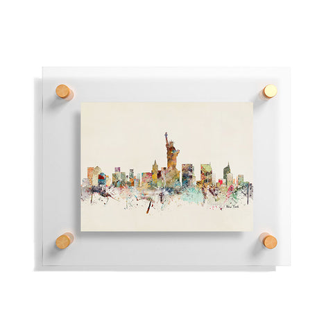 Brian Buckley new york city skyline Floating Acrylic Print