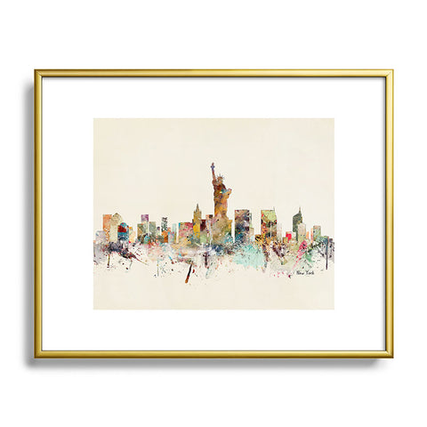 Brian Buckley new york city skyline Metal Framed Art Print