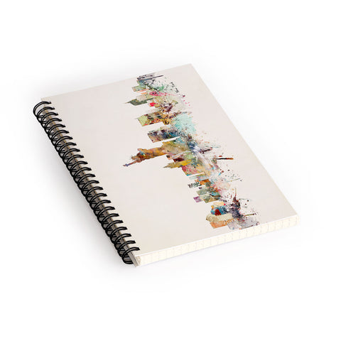 Brian Buckley new york city skyline Spiral Notebook