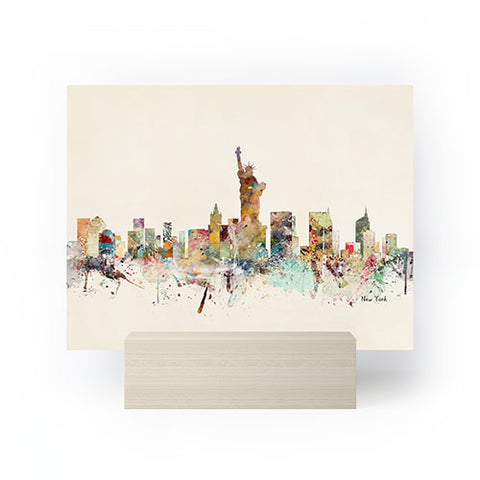 Brian Buckley new york city skyline Mini Art Print