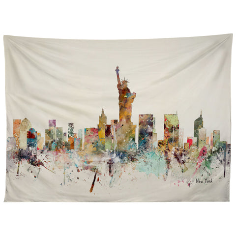 Brian Buckley new york city skyline Tapestry