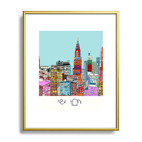 Brian Buckley New York Living Metal Framed Art Print
