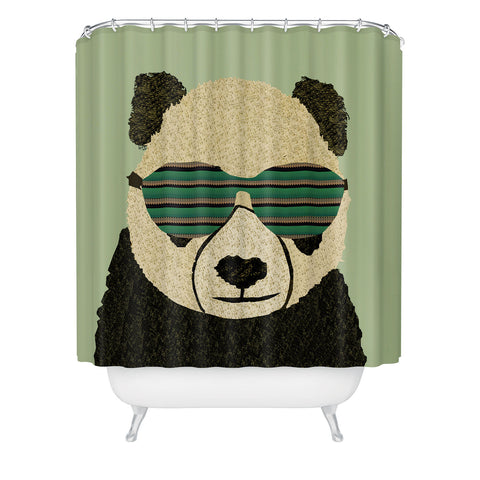 Brian Buckley Panda Cool Shower Curtain