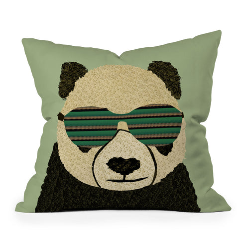 Brian Buckley Panda Cool Throw Pillow