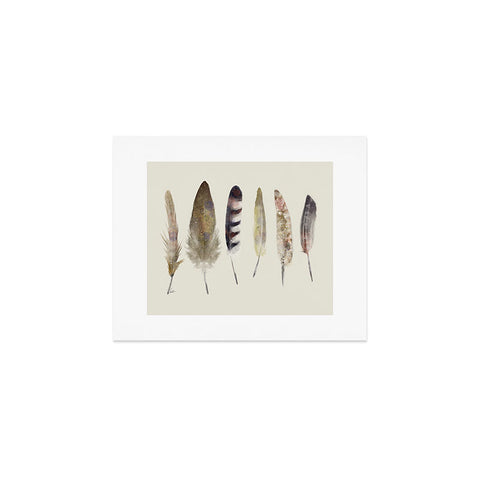 Brian Buckley peace song feathers Art Print