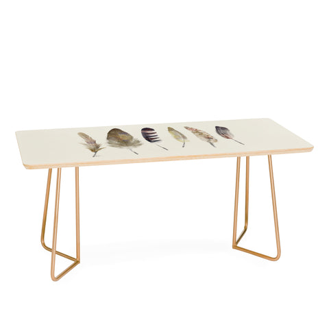 Brian Buckley peace song feathers Coffee Table