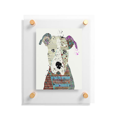 Brian Buckley Pit Bull Graffiti Floating Acrylic Print