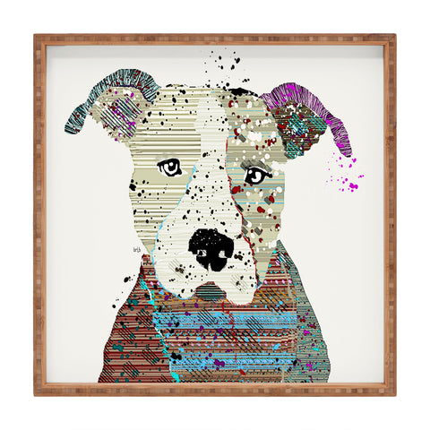Brian Buckley Pit Bull Graffiti Square Tray