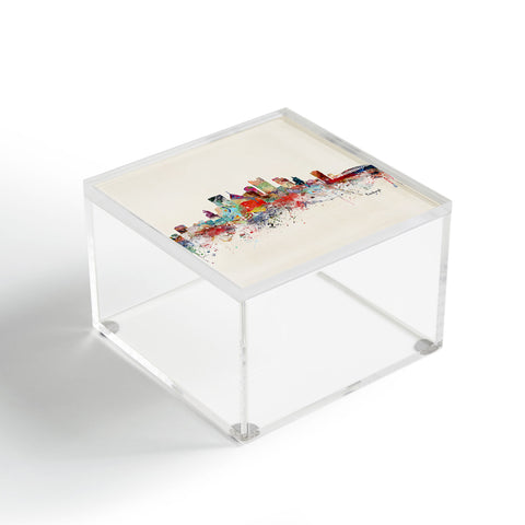 Brian Buckley pittsburgh city skyline Acrylic Box