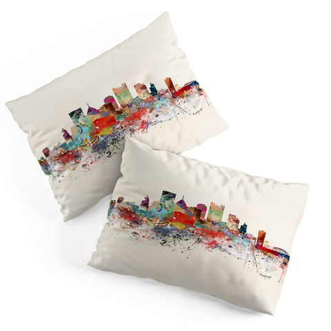 Brian Buckley pittsburgh city skyline Pillow Shams
