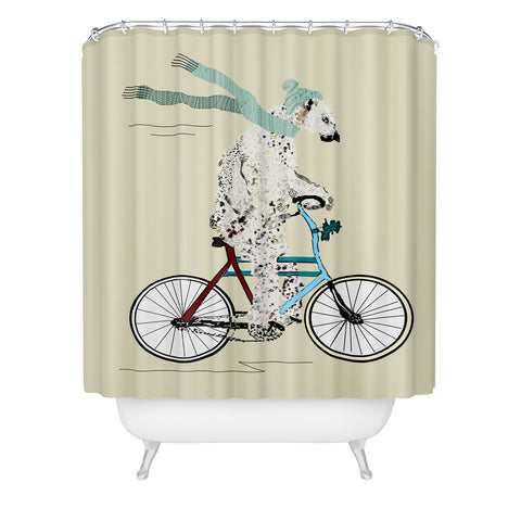 Brian Buckley Polar Bear Days Shower Curtain
