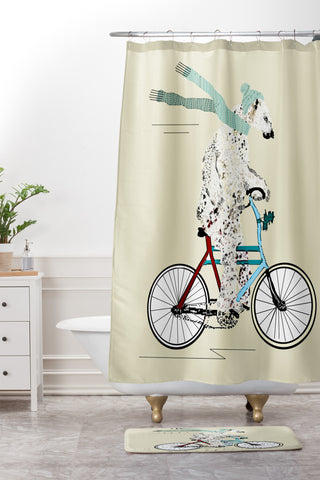 Brian Buckley Polar Bear Days Shower Curtain And Mat