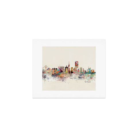 Brian Buckley san francisco skyline Art Print