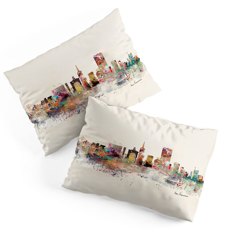 Brian Buckley san francisco skyline Pillow Shams