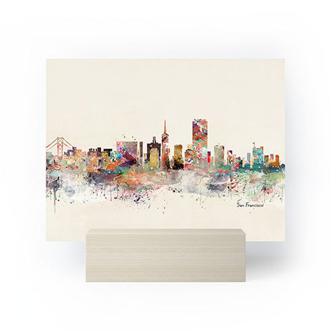 Brian Buckley san francisco skyline Mini Art Print