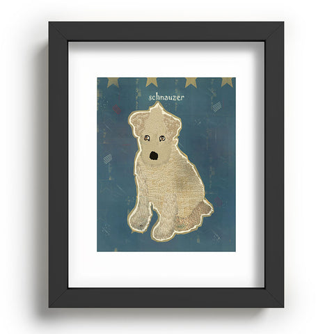 Brian Buckley Schnauzer Puppy Recessed Framing Rectangle
