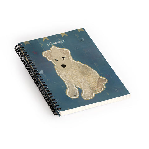 Brian Buckley Schnauzer Puppy Spiral Notebook