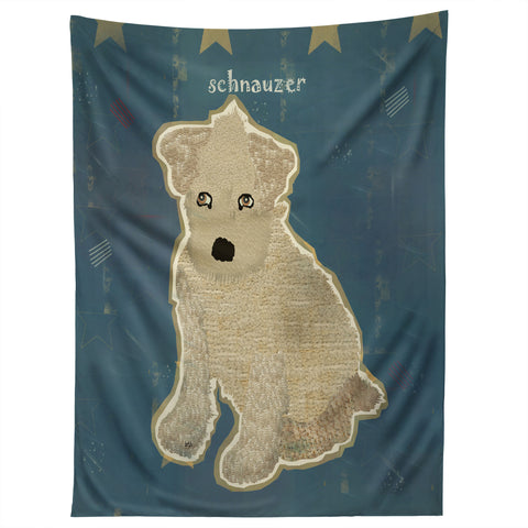 Brian Buckley Schnauzer Puppy Tapestry