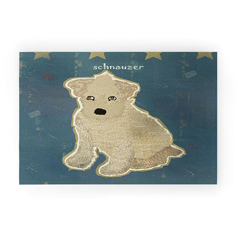 Brian Buckley Schnauzer Puppy Welcome Mat