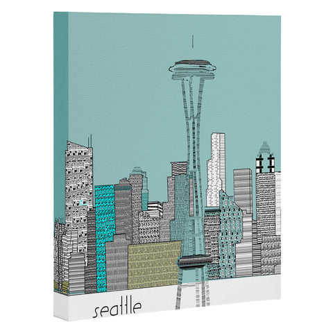 Brian Buckley Seattle City Art Canvas