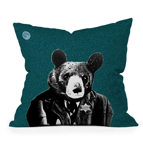 Brian Buckley Sheriff Bode Throw Pillow