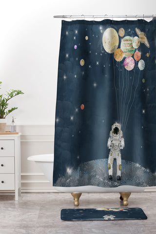 Brian Buckley solar collector Shower Curtain And Mat