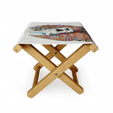 Brian Buckley Spaniel Graffiti Folding Stool