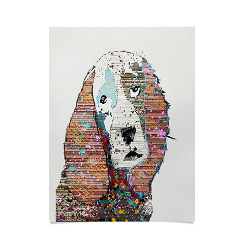 Brian Buckley Spaniel Graffiti Poster