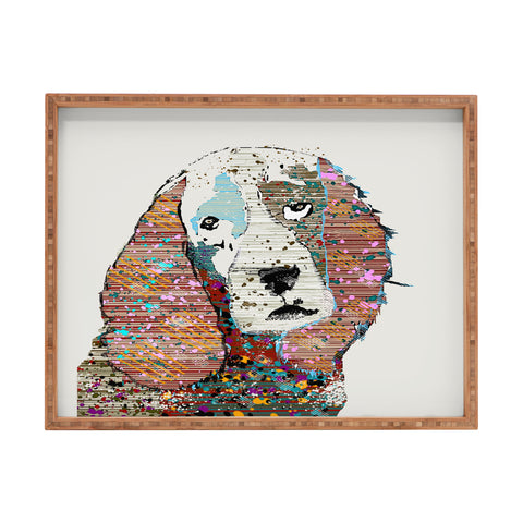 Brian Buckley Spaniel Graffiti Rectangular Tray