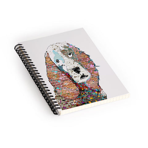 Brian Buckley Spaniel Graffiti Spiral Notebook
