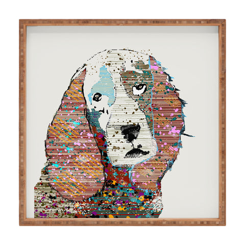 Brian Buckley Spaniel Graffiti Square Tray
