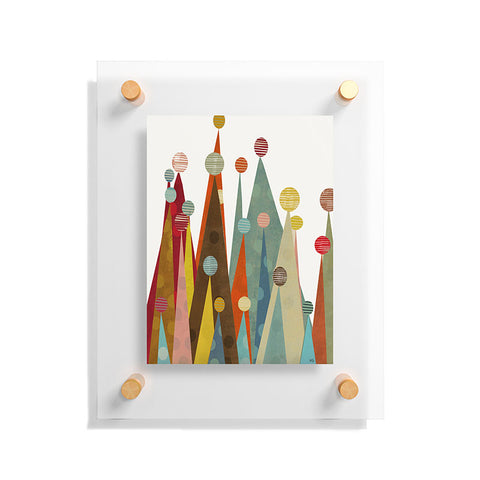 Brian Buckley Spring Peaks Floating Acrylic Print