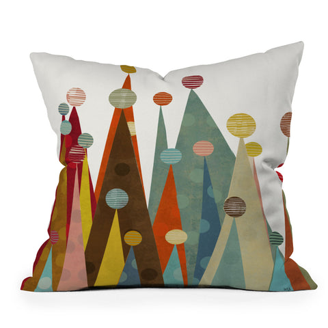 Brian Buckley Spring Peaks Throw Pillow