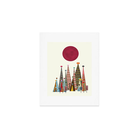 Brian Buckley Summer Peaks Art Print