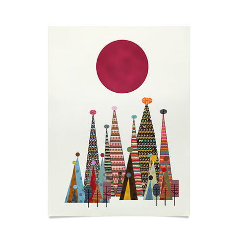 Brian Buckley Summer Peaks Poster