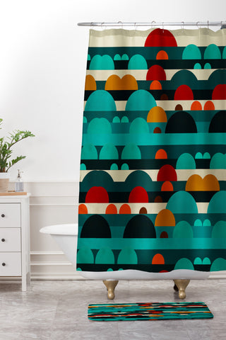 Brian Buckley Sundays Shower Curtain And Mat