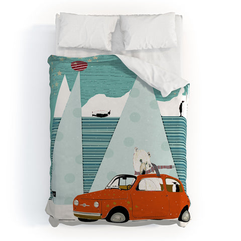 Brian Buckley The Polar Express Duvet Cover