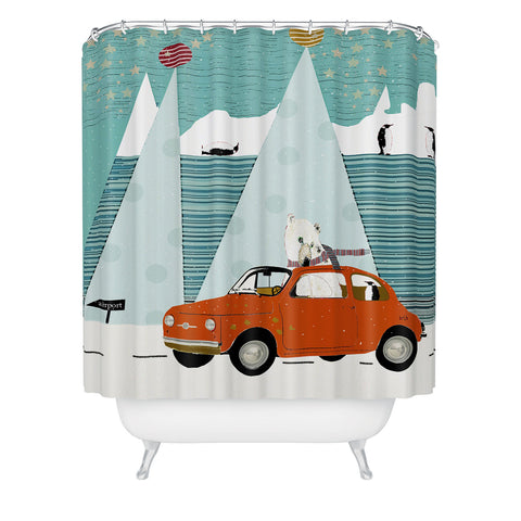 Brian Buckley The Polar Express Shower Curtain