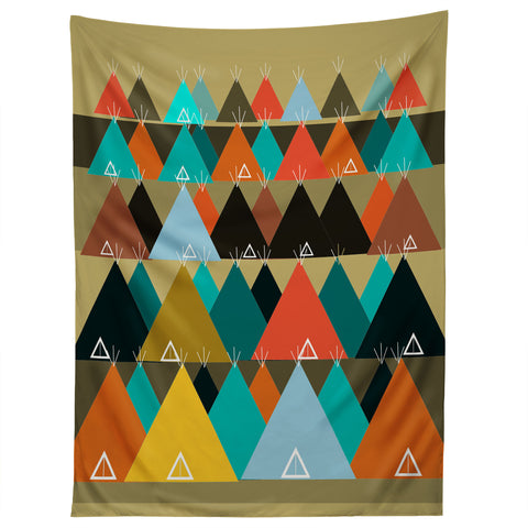 Brian Buckley Tipi Mountain Tapestry