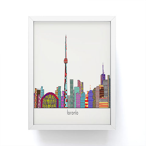 Brian Buckley Toronto City Framed Mini Art Print