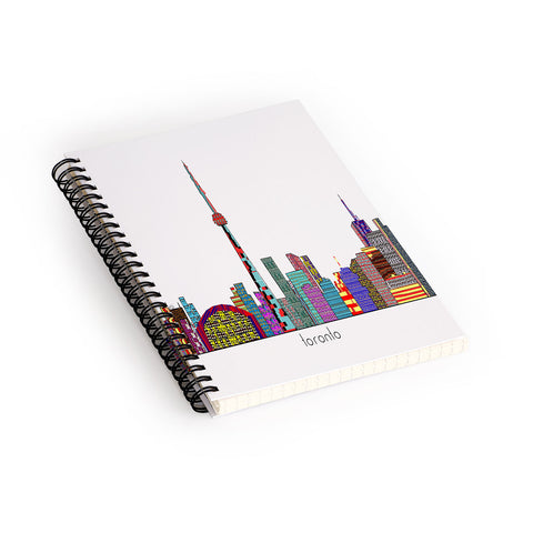 Brian Buckley Toronto City Spiral Notebook