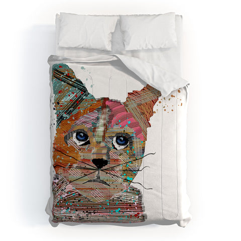 Brian Buckley Urban Kitten Graffiti Comforter