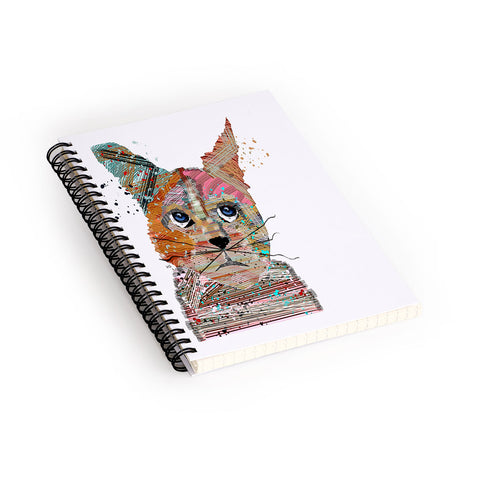 Brian Buckley Urban Kitten Graffiti Spiral Notebook