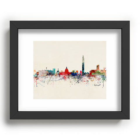 Brian Buckley washington dc skyline Recessed Framing Rectangle