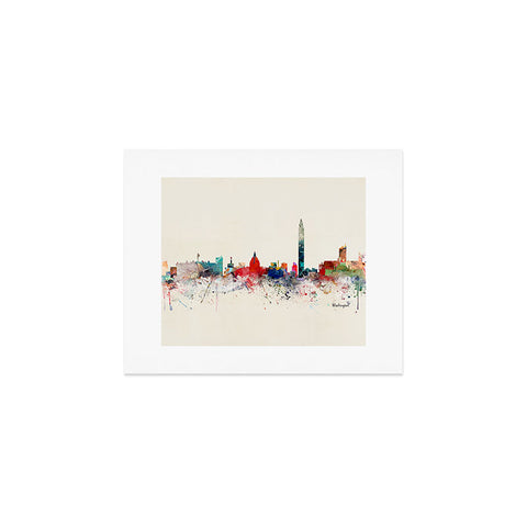 Brian Buckley washington dc skyline Art Print