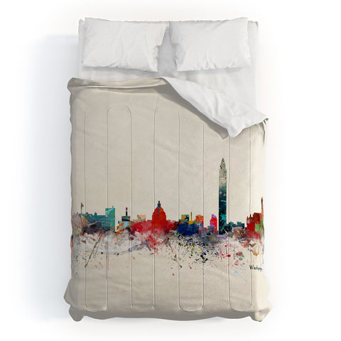 Brian Buckley washington dc skyline Comforter