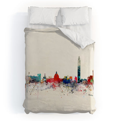 Brian Buckley washington dc skyline Duvet Cover